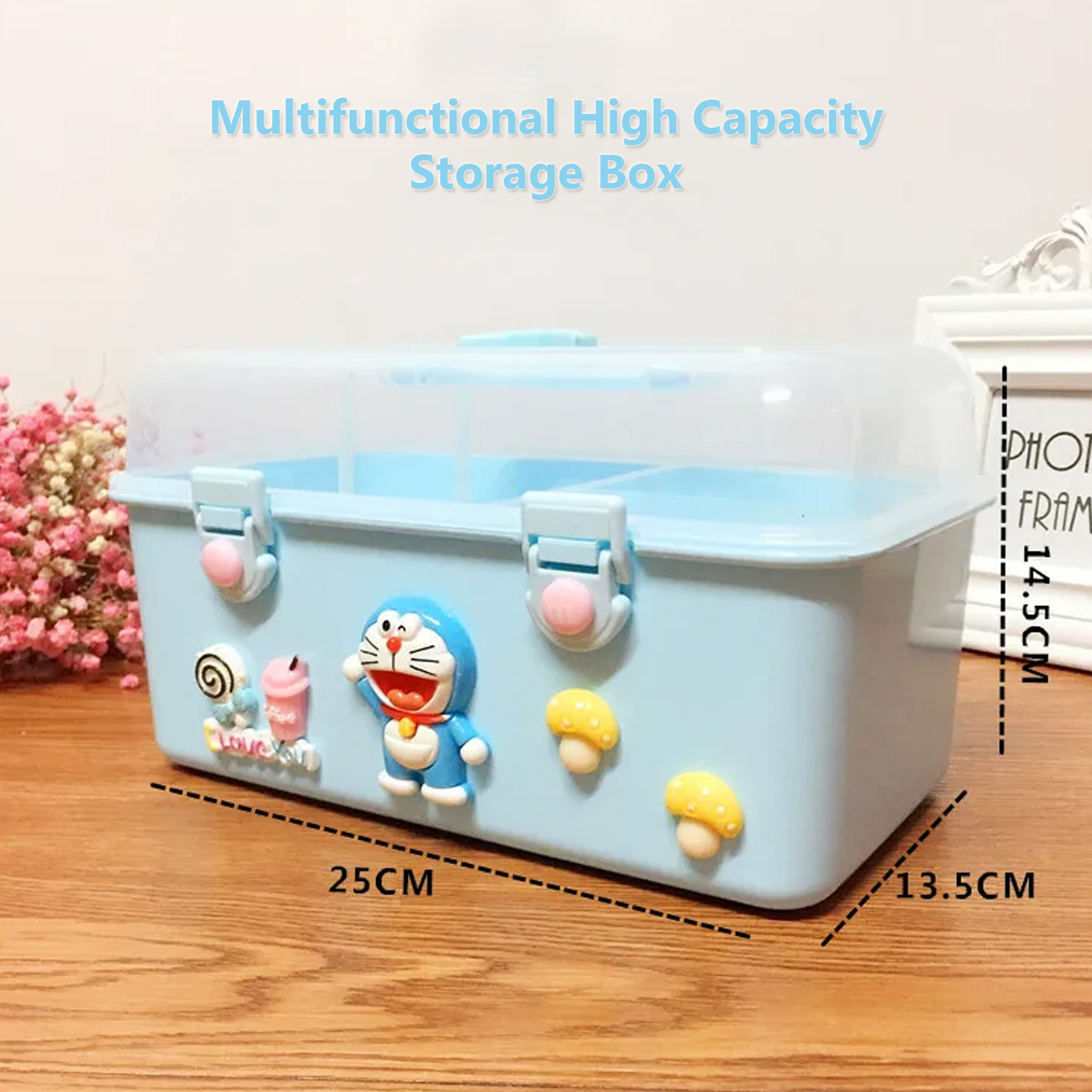 Convenient household large-capacity medicine box medical multi-layer  medicine emergency storage box plastic home